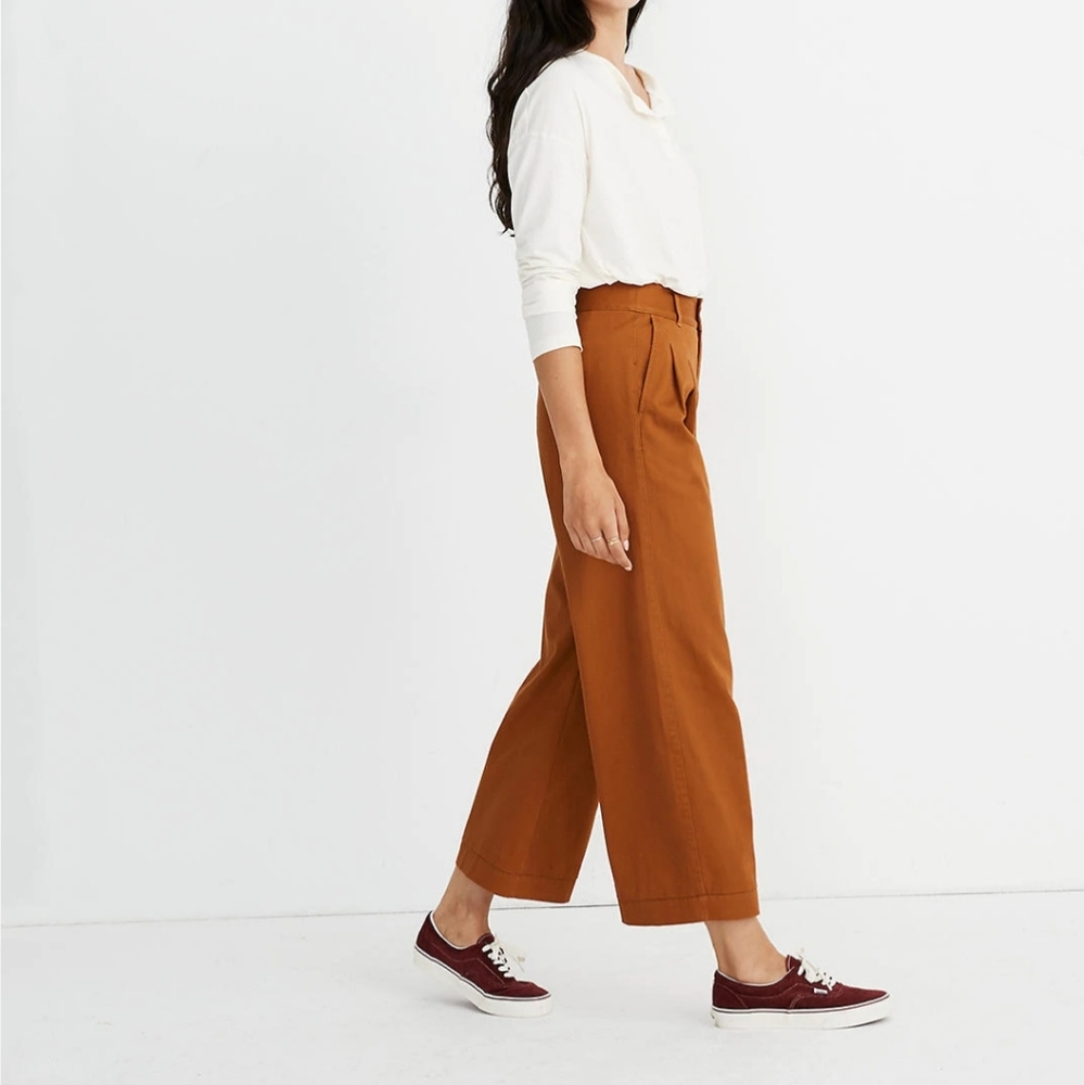 Madewell Pleated Wide Leg Pants - Picture 3 of 6